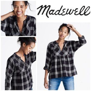 Madewell Boheme Popover Plaid Shirt